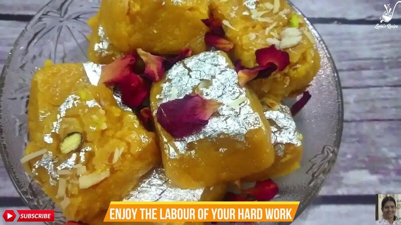 Besan Chakki - Mohanthal | Leela's Recipes